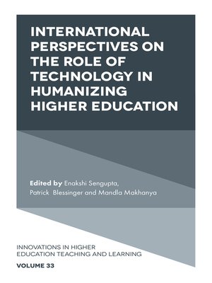 cover image of International Perspectives on the Role of Technology in Humanizing Higher Education